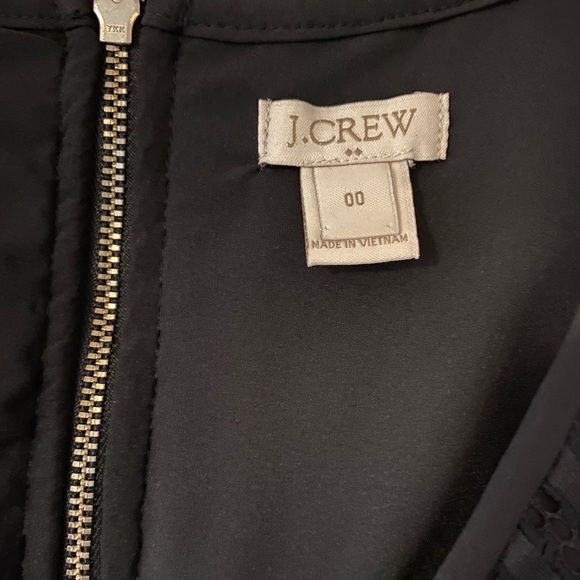 J. Crew Factory Black Lace Dress Size 00 - Picture 6 of 6